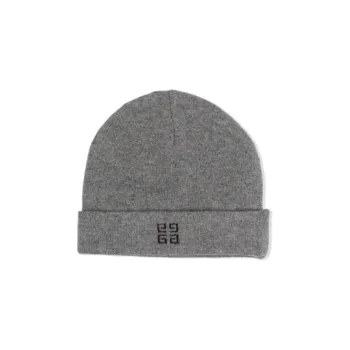 GIVENCHY Cotton Beanies Kids' Gray