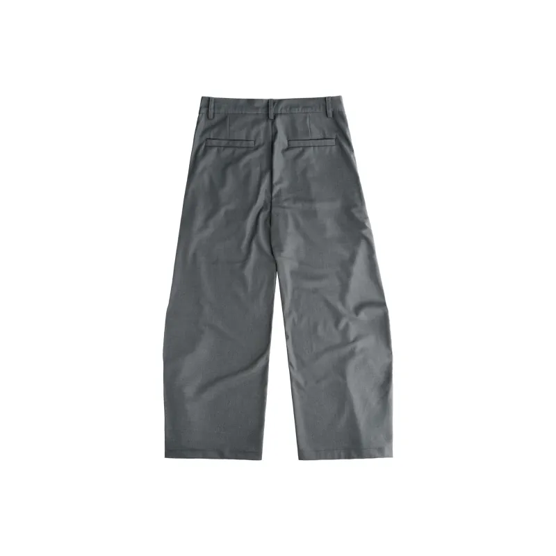 BLUELANDINC Casual Pants Women's Dark Heather Gray-1
