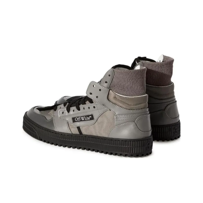 OFF WHITE Off Court Low Top Skateboard Shoes Men's Gray-4