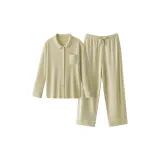[Women's Lapel]Yellow Green