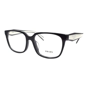 PRADA Plate Frame Oval Eyeglass Frames Women's