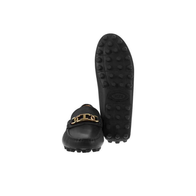 TOD'S Logo Plaque Slip-On Loafers Women's-3