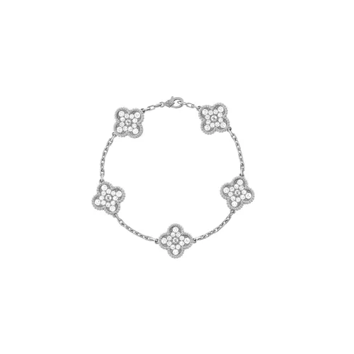 Van Cleef & Arpels Women Alhambra Four Leaf Lucky Series Bracelet