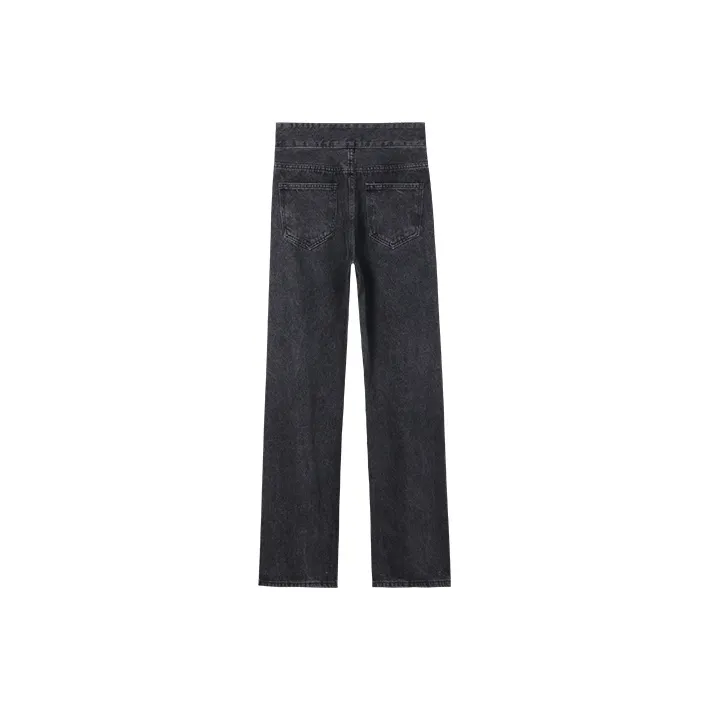 HIPPIEMISS Jeans Women's Black Gray-1