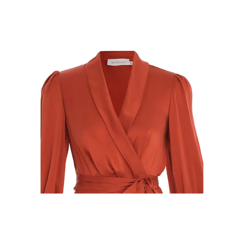 Zimmermann Silk Wrap Minidress-1