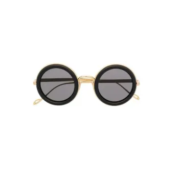LOEWE Metal Acetate Acetate Round Sunglasses Women's Gold