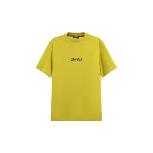 Ermenegildo Zegna T-Shirts Men Yellow