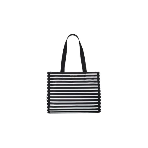 Kate Spade Polyester One Shoulder Handbags Women's Black/White