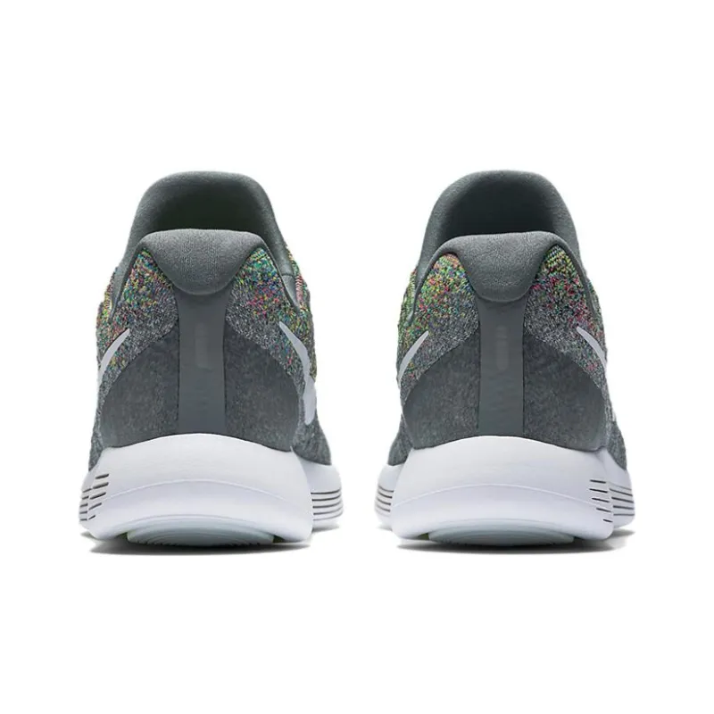 Nike Lunarepic Low Flyknit 2 Cool Grey/White Volt Blue Glow-3