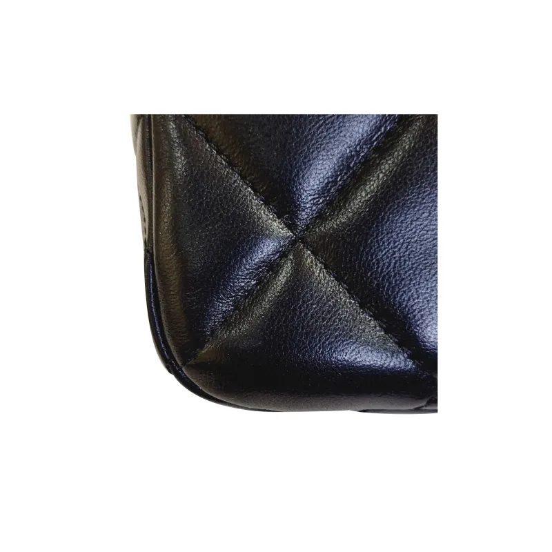CHANEL 22SS Lambskin Hobo Bag, Tote Bag, Shopping Bag, Handbag, Shoulder Bag, Crossbody Bag Trumpets Women's Black-6