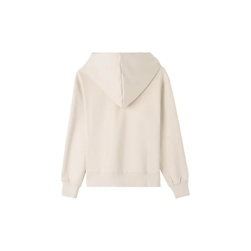 HIPPIEMISS Sweatshirt Coat Women's Apricot-1