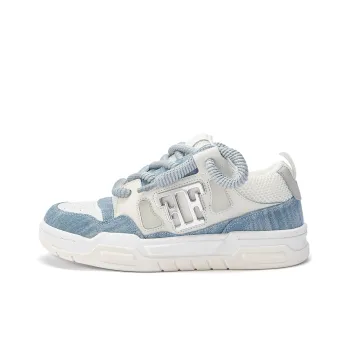 FERNANDA FRANKLIN Flying Fish Series Skateboard Shoes Men Low-Top White