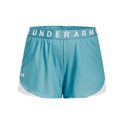 Under Armour Play Up 3.0 Sports Shorts Women's Glacier Blue/White