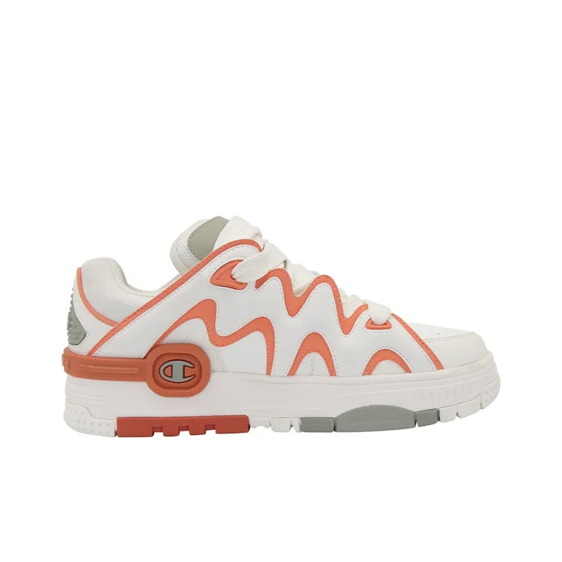 Champion WavySkate V1 Low Top Skateboard Shoes Women's Orange-1