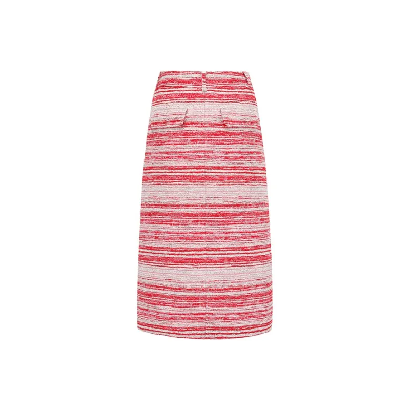 Alexia Sandra Casual Long Skirts Women's Red-1