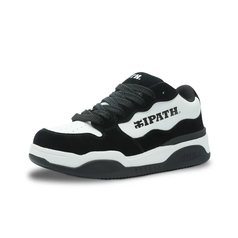 IPATH Warm And Wear Resistant Low Top Skateboard Shoes Men's Black White-1