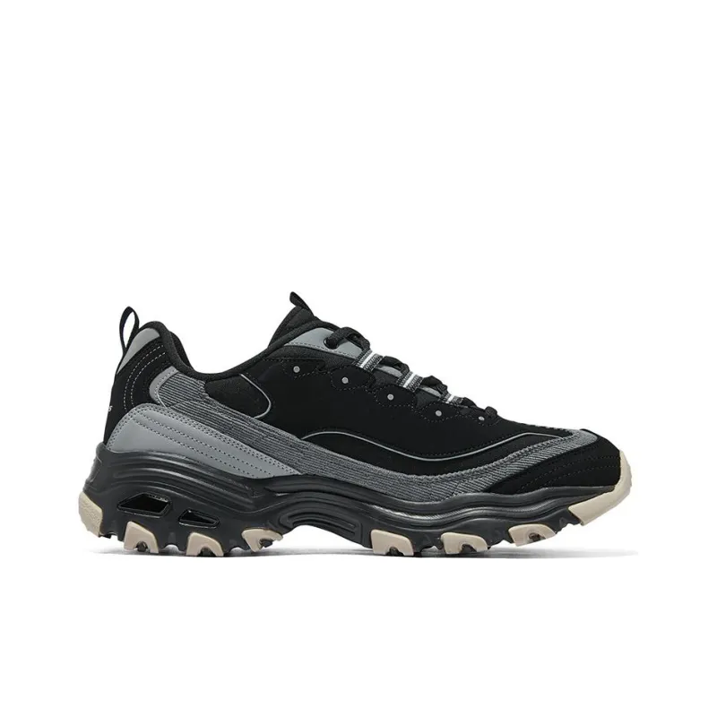 Skechers D'lites 1.0 Marathon Running Shoes 'Black Grey'-1