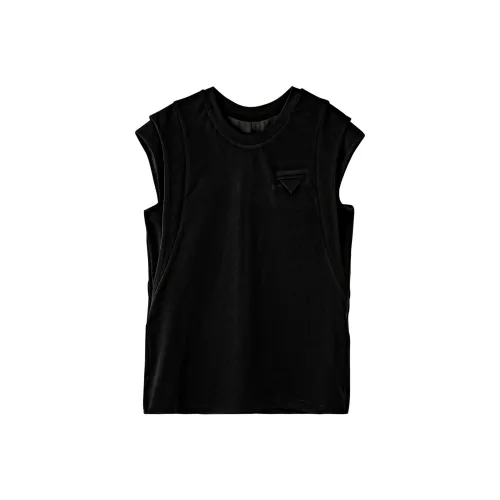 BASIC HOUSE Tank Tops Women's Black