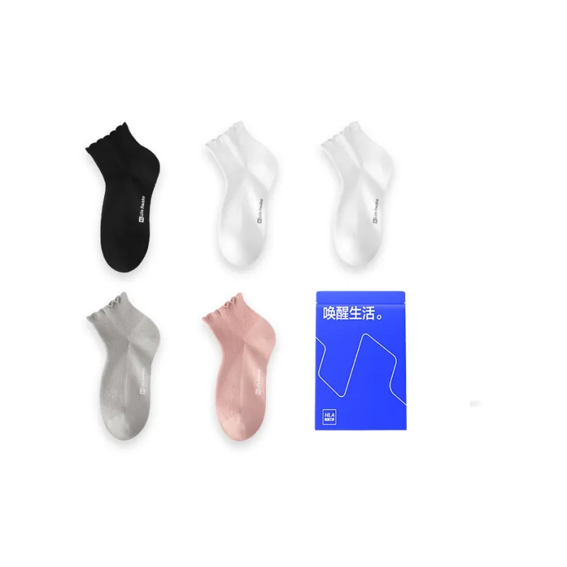 HLA Ankle Socks Women's 5 Pairs-14