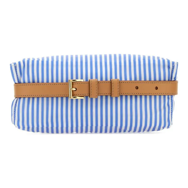 PRADA Recycled Nylon Toiletry Bag Women's Blue-2