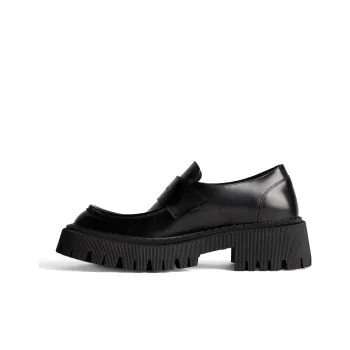 Balenciaga Tractor Leather Loafers