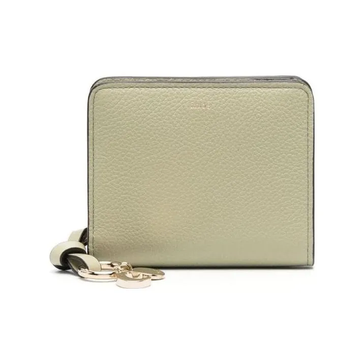 Chloe Calfskin Wallet Mini Women's Green-0