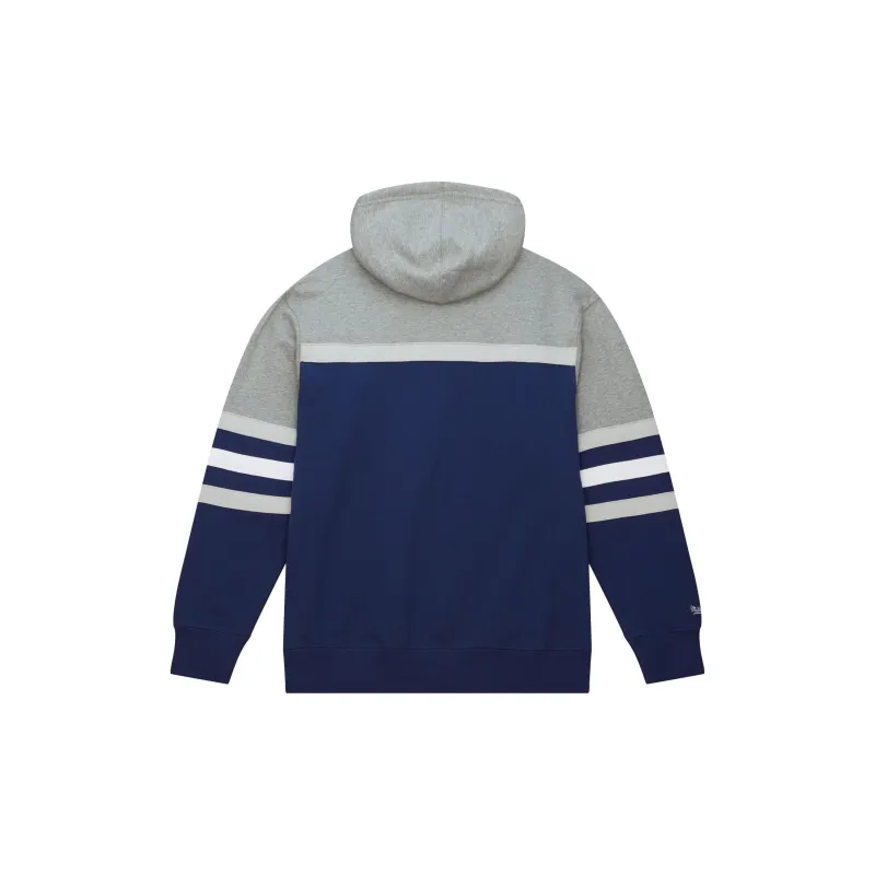 Mitchell Ness Nfl Head Coach Cowboys 'Grey/Royal' Hoodie-1
