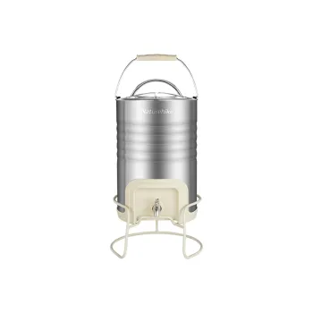 NATUREHIKE Outdoor Water Equipment Bucket 10L Camping Stainless Steel