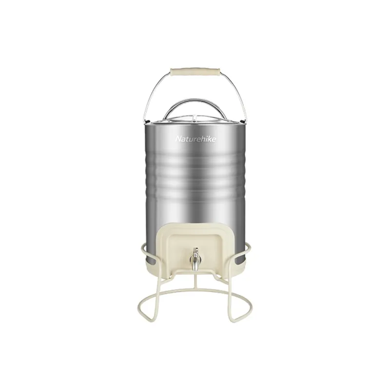 NATUREHIKE Outdoor Water Equipment Water Buckets 10L Camping Stainless Steel-0