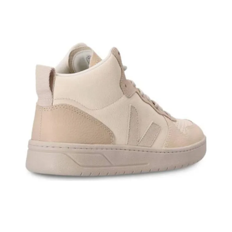 VEJA V 15 High Top Chromefree 'White Beige' Women's-3