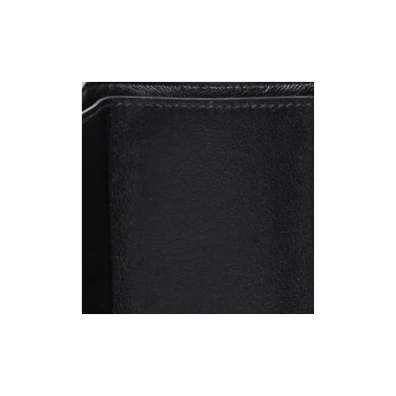 Balenciaga Cow Leather Coin Purse Regular Men's Black-4