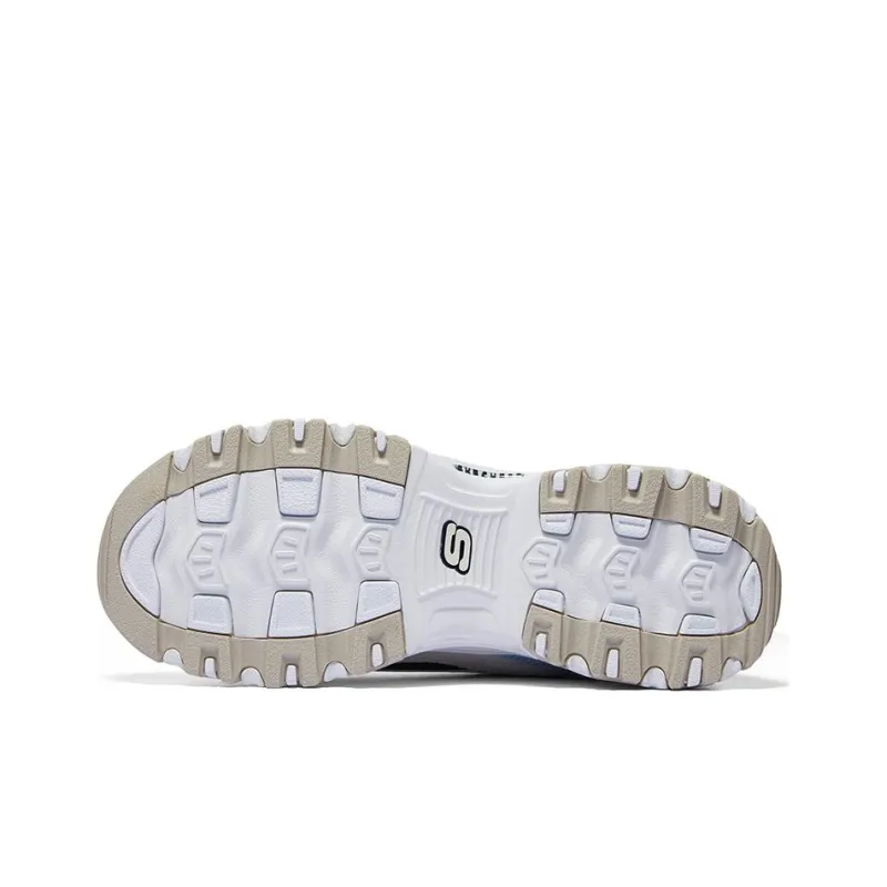 Skechers D'Lites Varsity Spirit Shoes 'White Blue Black' Women's-5