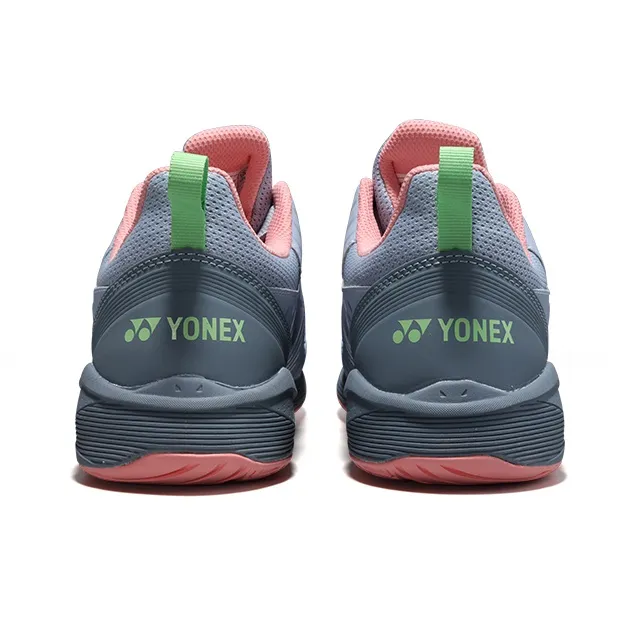 YONEX Low Top Tennis Shoes Women's Gray Blue Pink-3