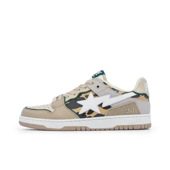 BAPE A BATHING APE Sk8 Sta Olive Drab Green Camo