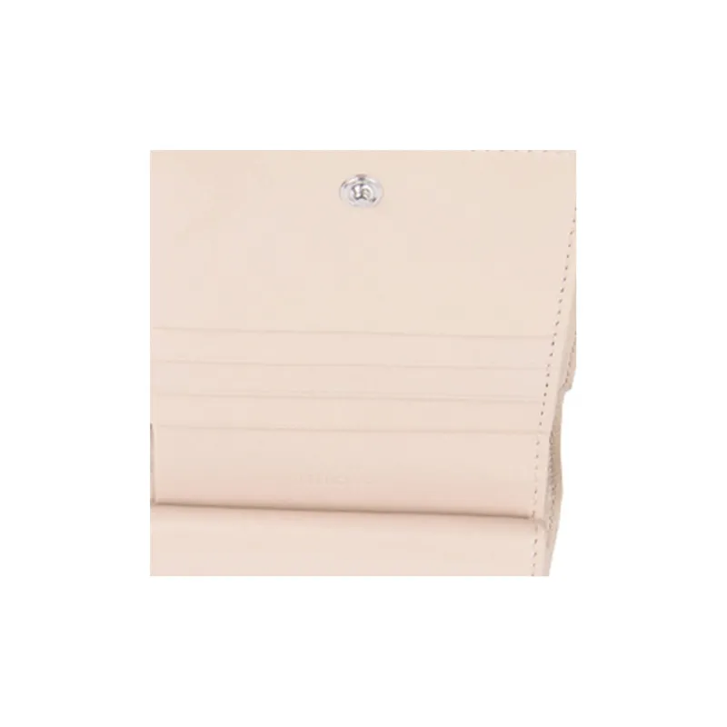 Balenciaga ESSENTIAL Sheepskin Card Clip Zero Wallet Regular Women's Light Beige-3