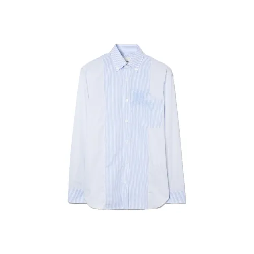 Burberry Shirts Men Light Blue