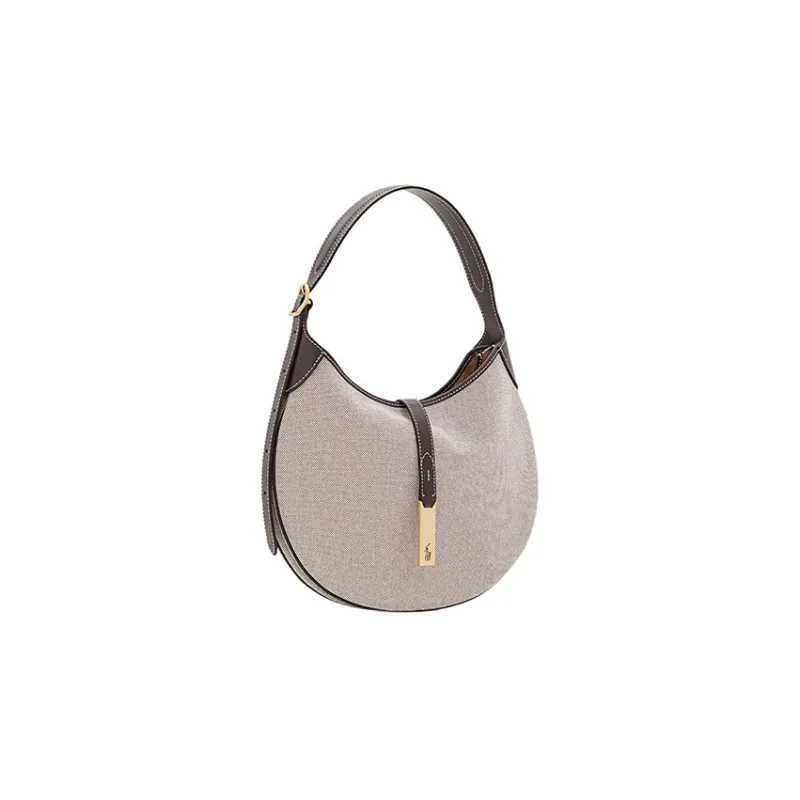 Polo Ralph Lauren Cotton Handbag, Shoulder Bag Medium Size Women's-1