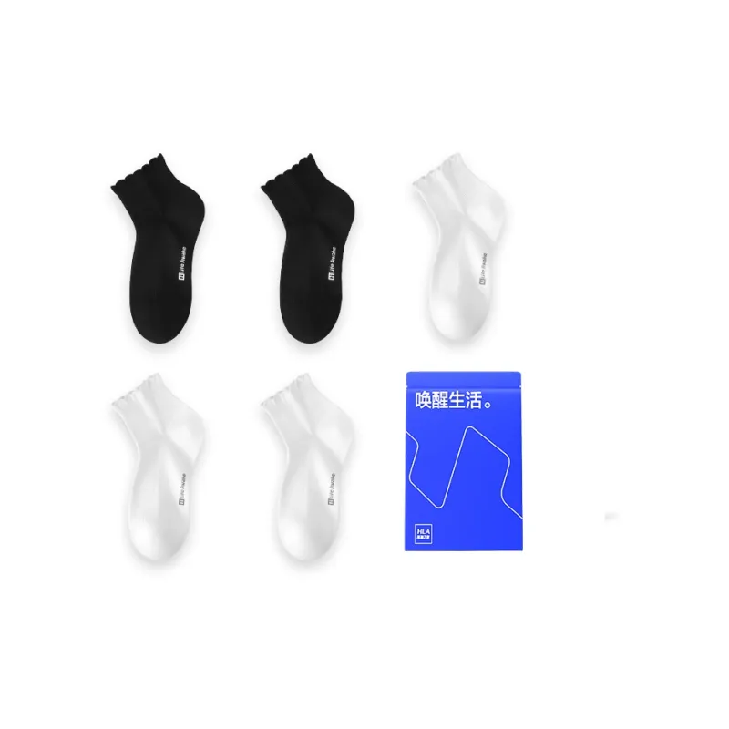 HLA Ankle Socks Women's 5 Pairs-21