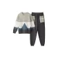 [Men's Crew Neck]Yan Gray Multicolor