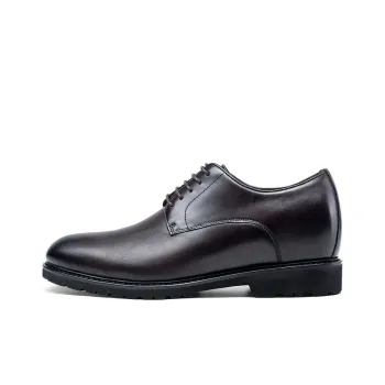 He Jinchang Dress Shoes Men's Dark Brown