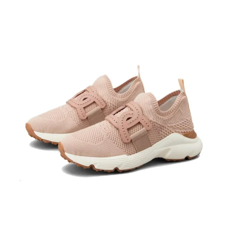 TOD'S Chain embellished Woven Sneakers-2