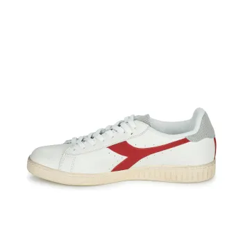 Diadora Heritage Slip-Resistant Low-Top Skateboard Shoes Unisex White Red