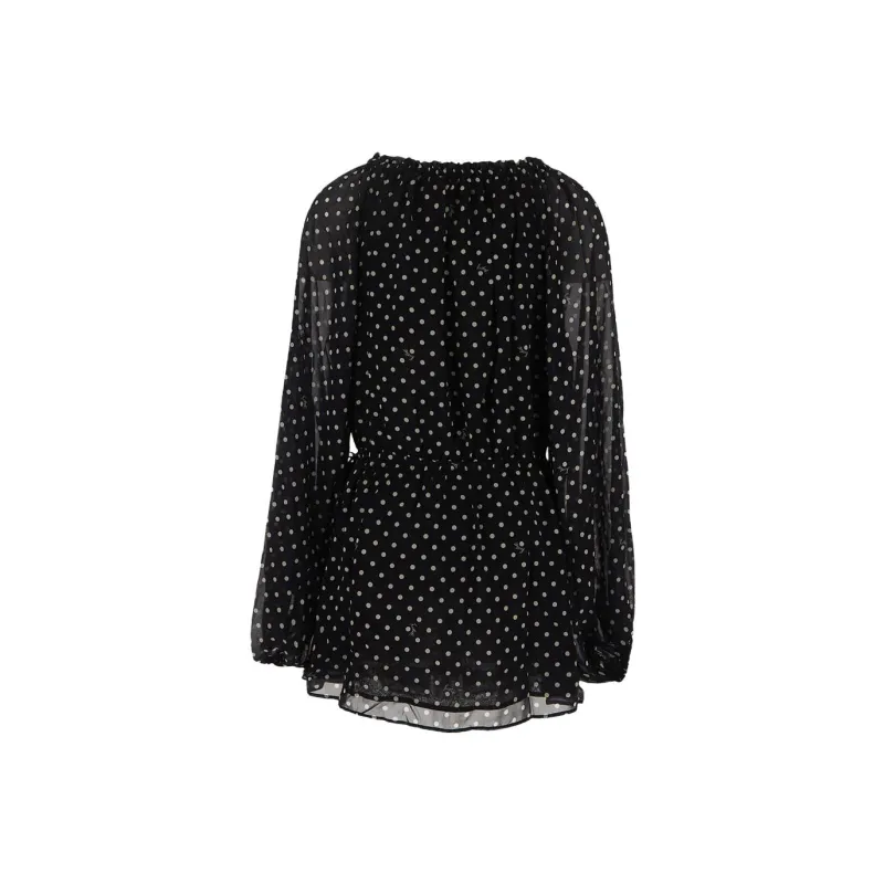 Rotate Long-Sleeved Dresses Women's Black-1