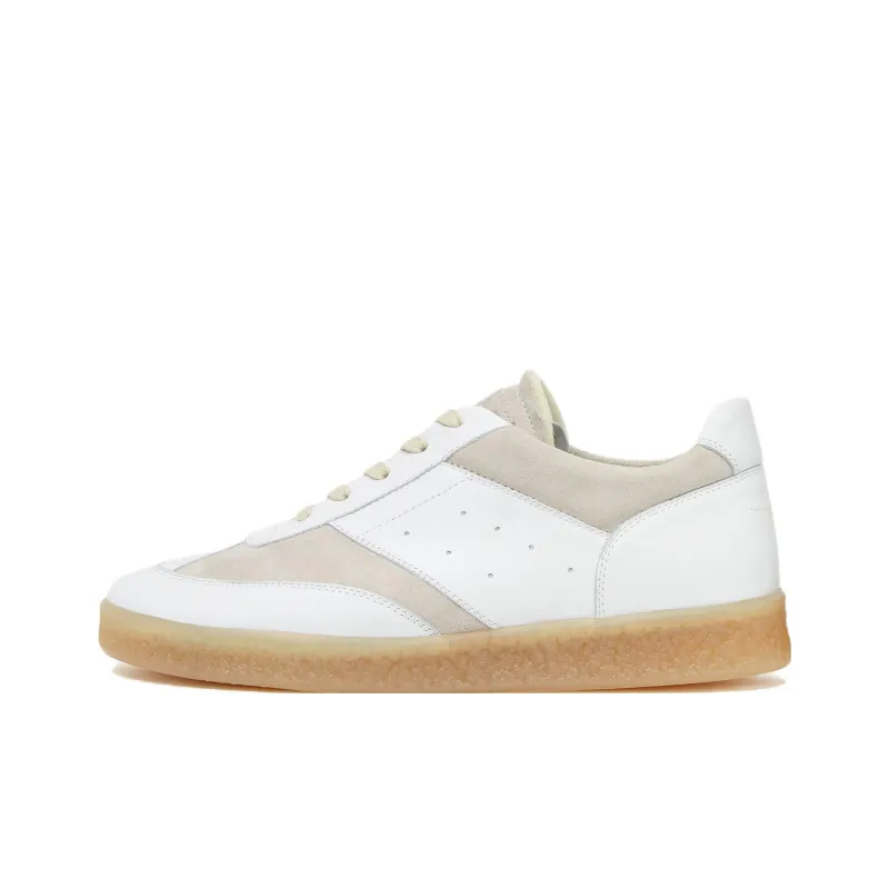 Maison Margiela MM6 White Beige Suede Women's-0