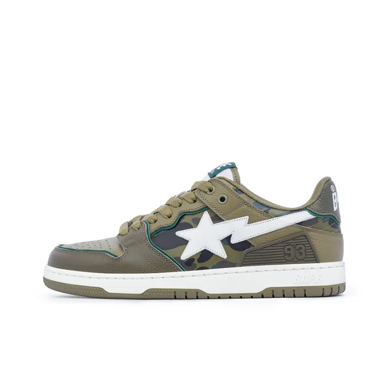 A BATHING APE STA Low-Top Skateboard Shoes Women's-3