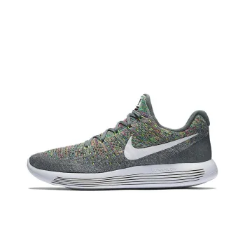 Nike Lunarepic Low Flyknit 2 Cool Grey/White Volt Blue Glow