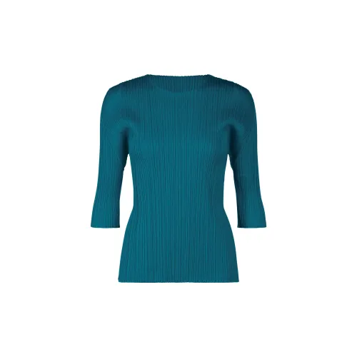 ISSEY MIYAKE Shirts Women's Blue/Green