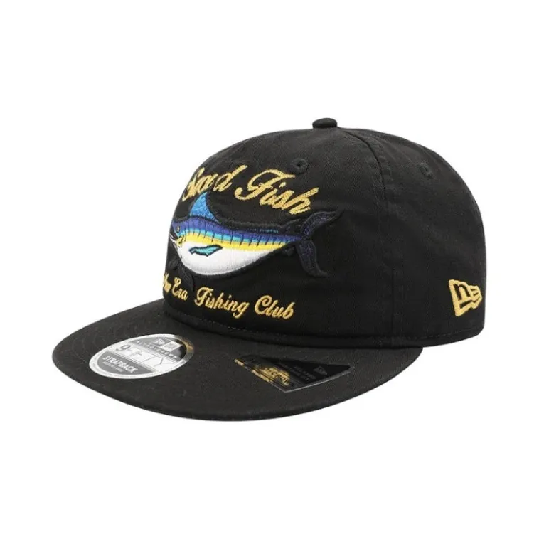 New Era Cotton Baseball Caps Unisex Black-0