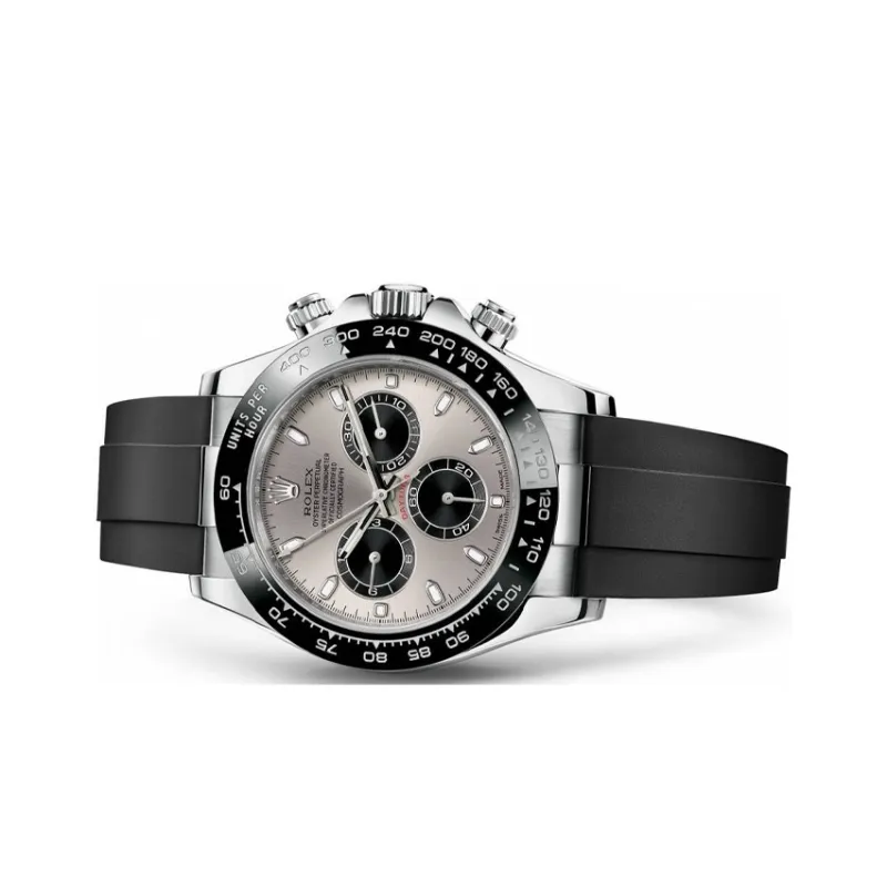 ROLEX Universe Slim Ditan Series Automatic Mechanical Movement Men's Watches Watch 40mm Silver Dial 18K White Gold Case-1
