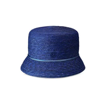 Maison Margiela Mini New Kendall Straw Cloche Hat